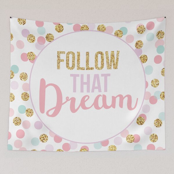 Item preview, Follow That Dream Pink Glitter Confetti designed and sold by jwillustrations.