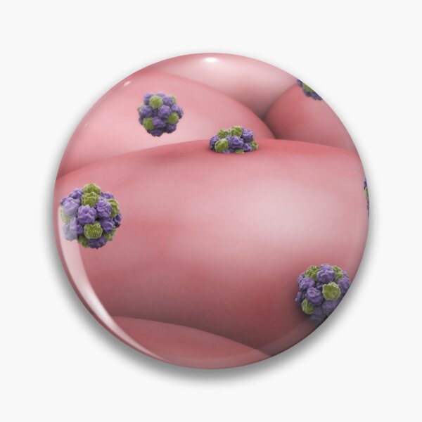 Item preview, STK701422H-Norovirus attacking cell. designed and sold by StocktrekImages.