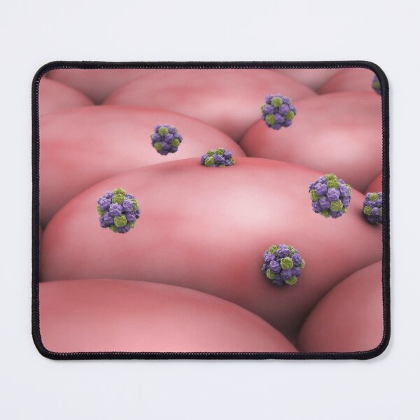 Item preview, STK701422H-Norovirus attacking cell. designed and sold by StocktrekImages.