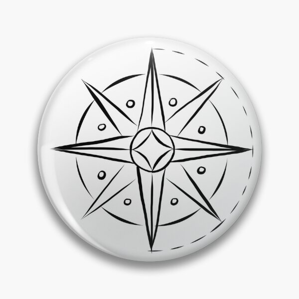 Item preview, Compass Pattern designed and sold by BrushedInk.