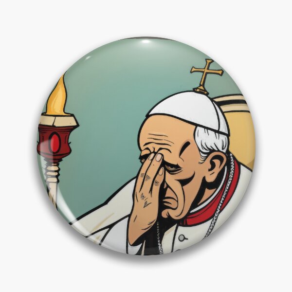 Item preview, Epic facepalm (#07) Pope [Create a set!] designed and sold by SolidEarthArt.