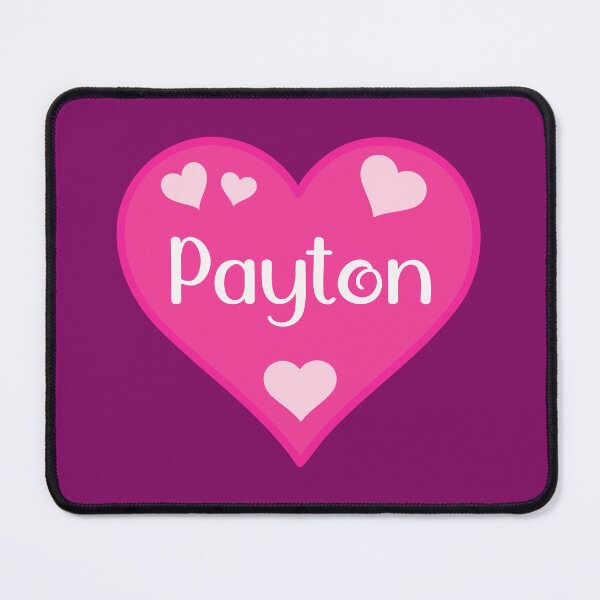 Item preview, Payton Name Pink Heart  designed and sold by Jeallan Designs.