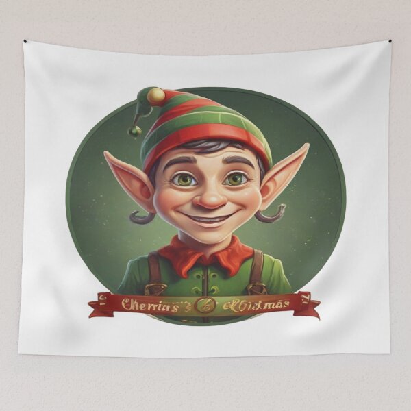 Item preview, Festive Mischief: The Christmas Elf designed and sold by EstiloPrint.