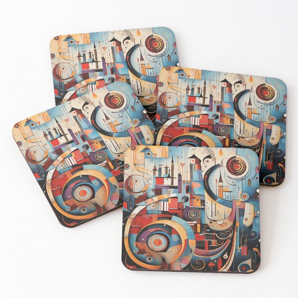 Item preview, Dreamlike Cityscape Art Print designed and sold by Moisky Art.