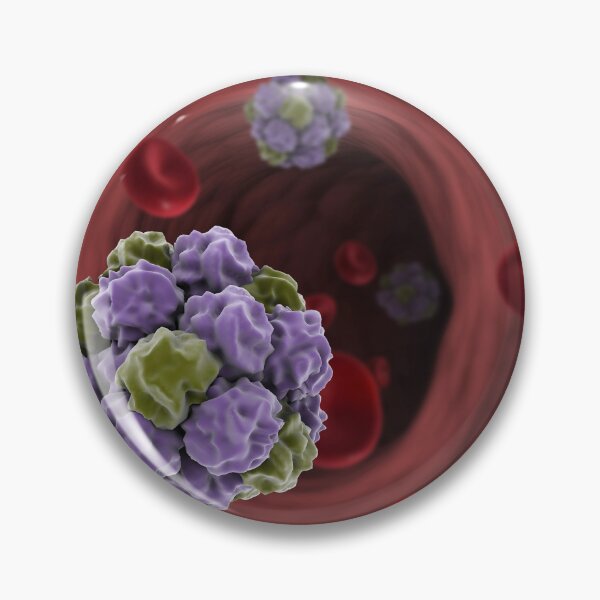 Item preview, STK701425H-Norovirus with red blood cells. designed and sold by StocktrekImages.