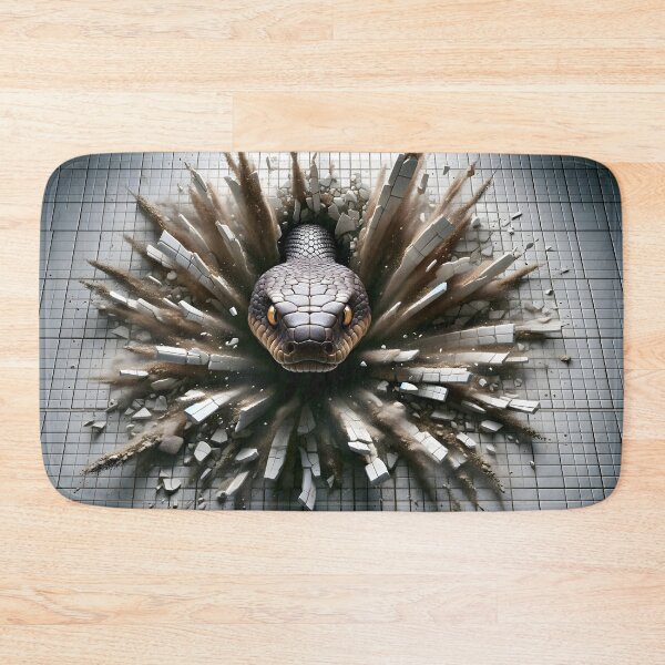 Item preview, Snake Exploding through the Floor! designed and sold by CoolCrazyQuirky.