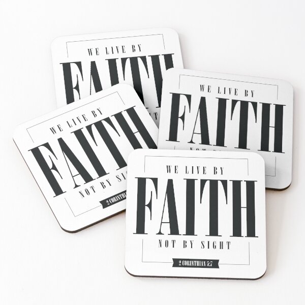 Item preview, We live by FAITH, not by sight designed and sold by Craftsanity.