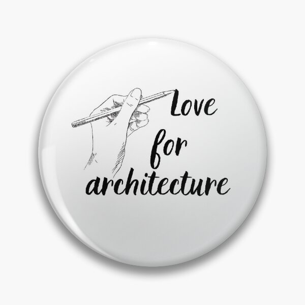 Item preview, for the love of architecture designed and sold by ABKforDesign.