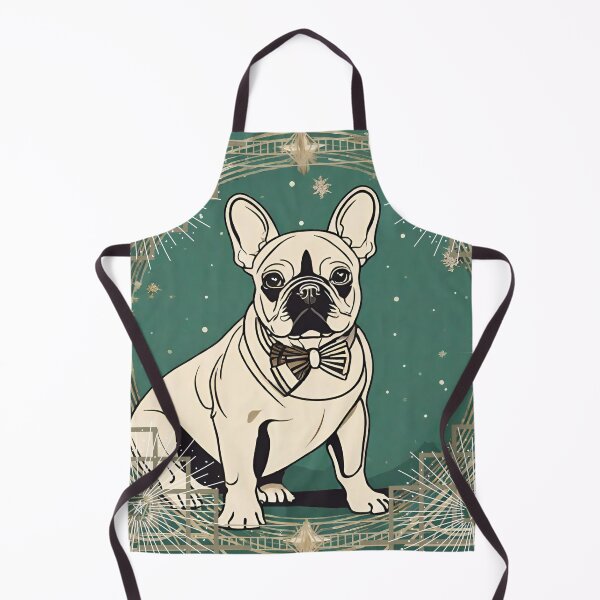 Item preview, Festive French Bulldog Art Deco style designed and sold by ArDecoS.