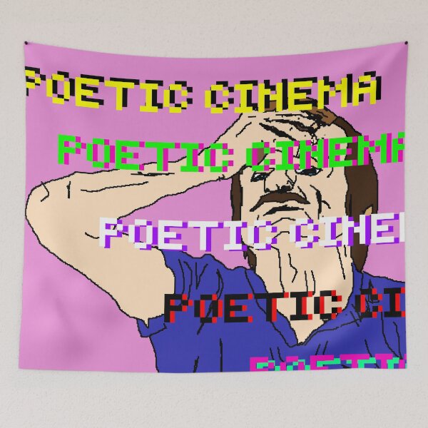 Item preview, "Poetic Cinema"- Tarkovsky Pixel Art Meme designed and sold by BraydenPorter.