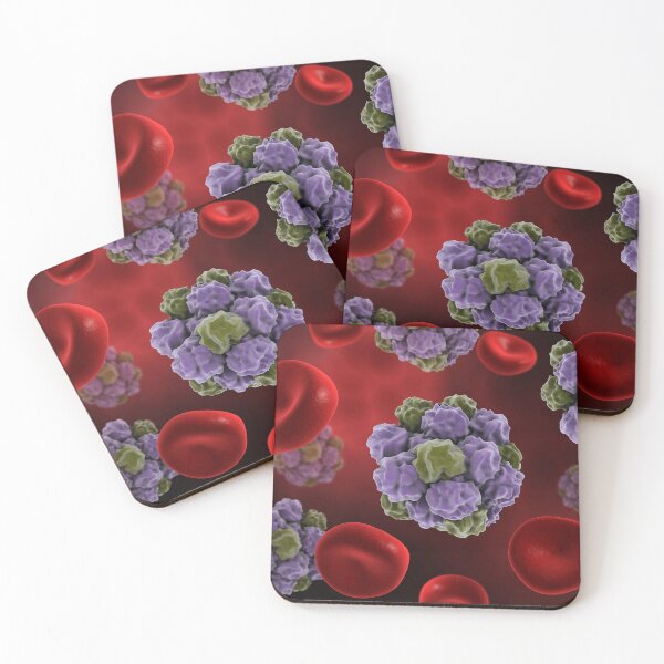 Item preview, STK701428H-Norovirus with red blood cells. designed and sold by StocktrekImages.