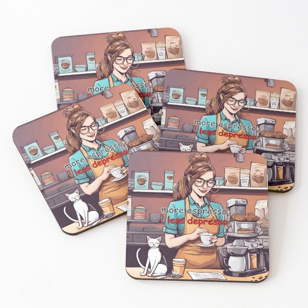 Item preview, More Espresso Less Depresso designed and sold by jessypaul027.