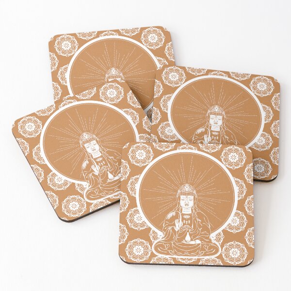 Item preview, Kuan Yin Sattva - Rust + Snow designed and sold by Irene Estelle.