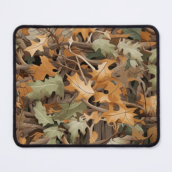 Item preview, Brown Amber Green Forest Leaf Camo seamless pattern designed and sold by Reichcorp.