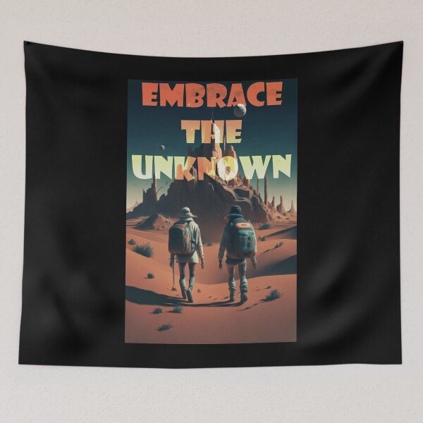 Item preview, Embrace the Unknown designed and sold by Kombinerki.