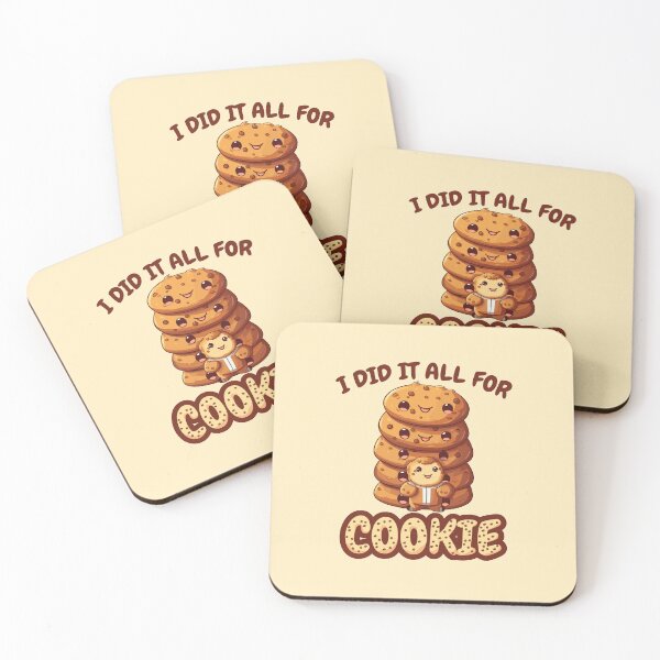 Item preview, Cute I Did It All For Cookie Cartoon designed and sold by Daqomm.