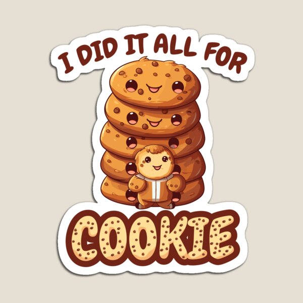 Aperçu de l'œuvre Mignon, j'ai tout fait pour un dessin animé de cookies créée et vendue par Daqomm.