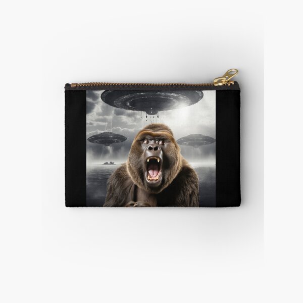 Item preview, Gorilla Selfie with UFOs designed and sold by Master-Print.