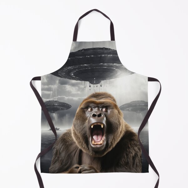 Item preview, Gorilla Selfie with UFOs designed and sold by Master-Print.
