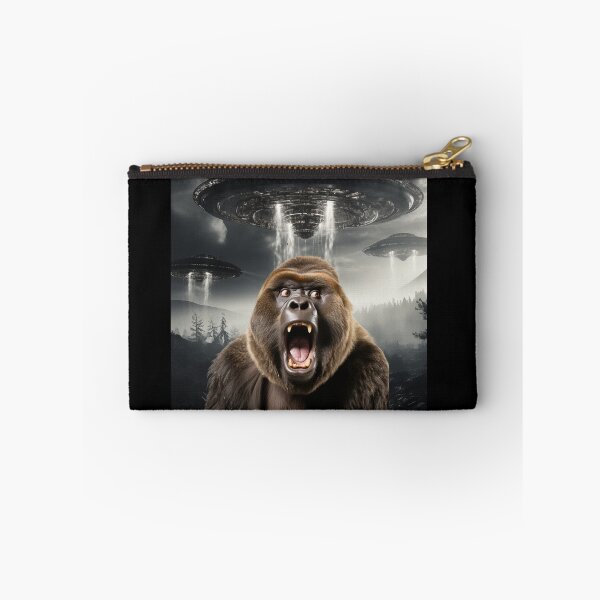 Item preview, Gorilla Selfie with UFOs designed and sold by Master-Print.