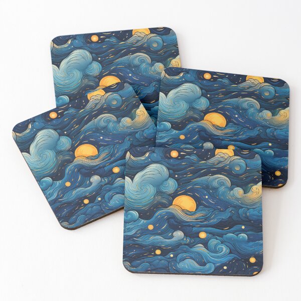 Item preview, Von Gogh skies pattern designed and sold by Daydreamsatdawn.