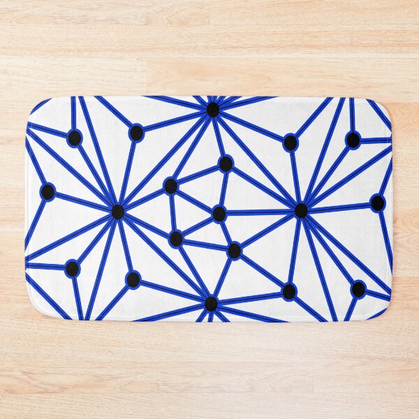 Item preview, Abstract geometric pattern - blue. designed and sold by K.S ART.