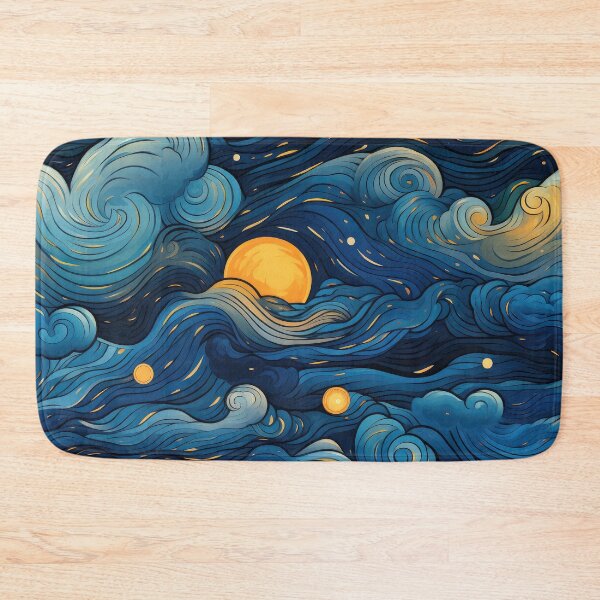Item preview, Von Gogh skies pattern designed and sold by Daydreamsatdawn.