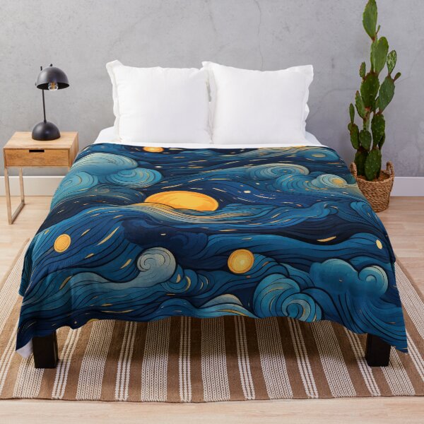 Item preview, Von Gogh skies pattern designed and sold by Daydreamsatdawn.