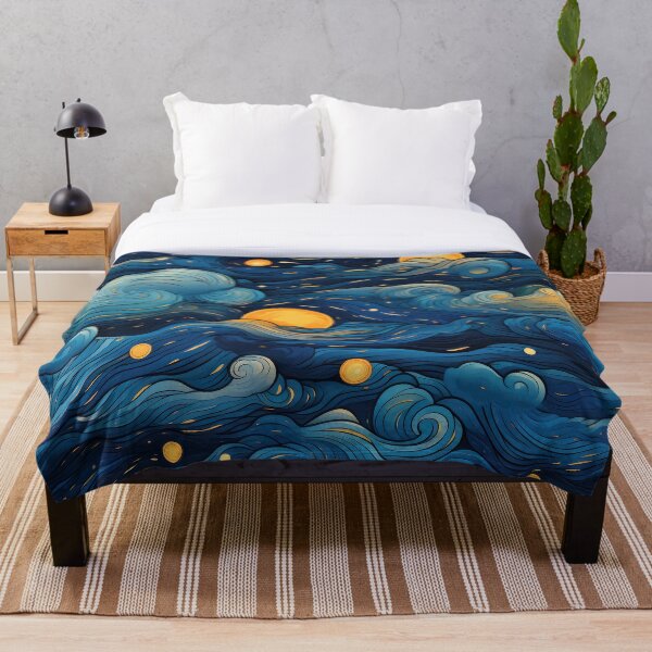 Item preview, Von Gogh skies pattern designed and sold by Daydreamsatdawn.