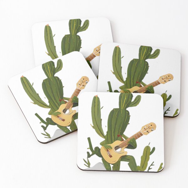 Item preview, cactus with guitar designed and sold by After De Moment.