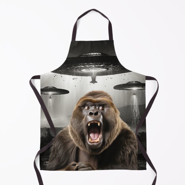 Item preview, Gorilla Selfie with UFOs designed and sold by Master-Print.