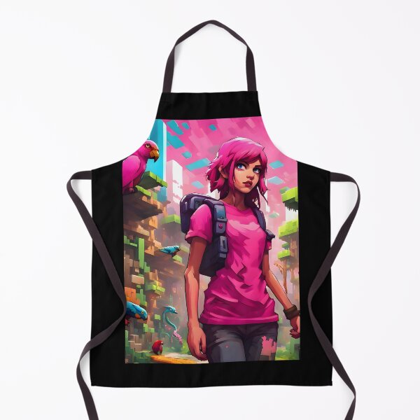 Item preview, Girl In Pink Exploring Pixel World designed and sold by PlanetMarker.