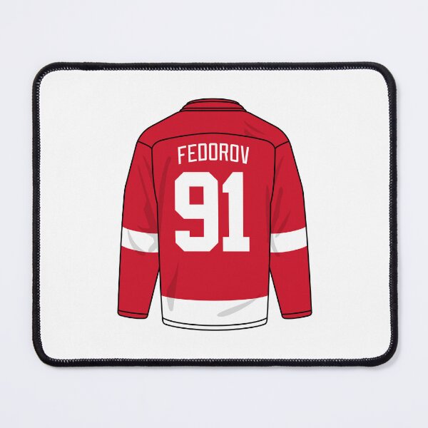 Item preview, Sergei Fedorov Detroit jersey designed and sold by Tarroi.