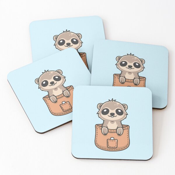 Item preview, Cute meerkat in a pocket designed and sold by this-is-mona.