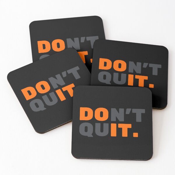 Item preview, Don't Quit designed and sold by WonkeyCreations.