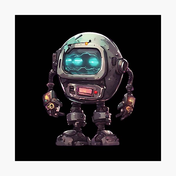 Item preview, Little Cute Robot designed and sold by Aquillashop.