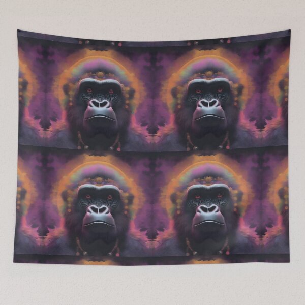 Item preview, gorilla face designed and sold by DigiArtFusion.