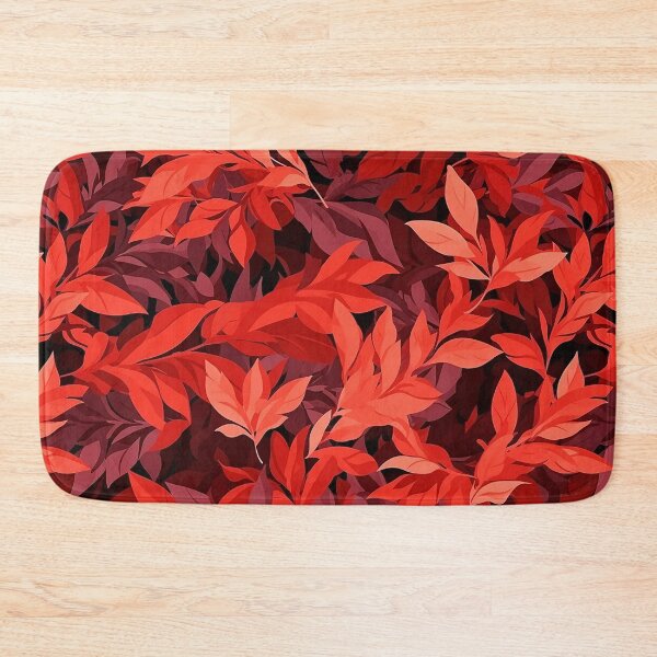 Item preview, Red Forest Leaf Camo seamless pattern designed and sold by Reichcorp.