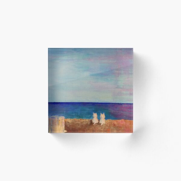 Good times at Cava Corner Acrylic Block