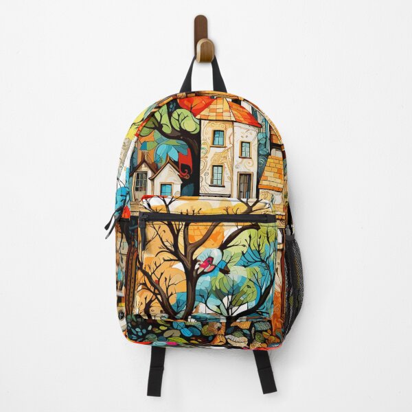Item preview, Vibrant abstract illustration of a city forest 300dpi designed and sold by SOPIZiLA.