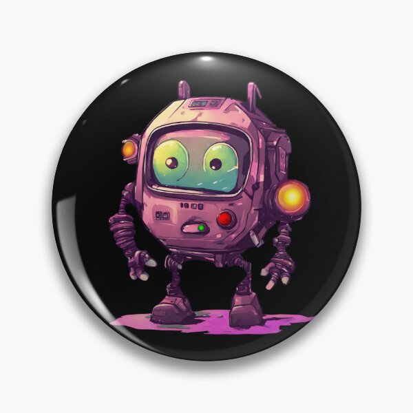 Item preview, Cute Funny Pink Robot designed and sold by Aquillashop.