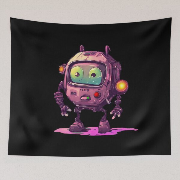 Item preview, Cute Funny Pink Robot designed and sold by Aquillashop.