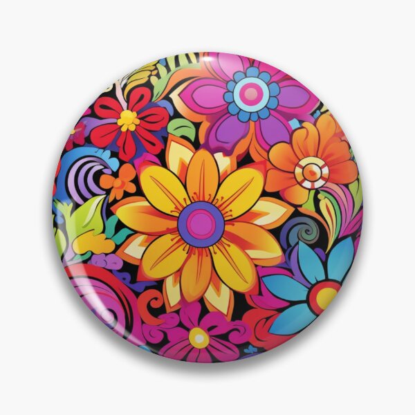 Item preview, Psychedelic Flowers  designed and sold by GrinGalore.