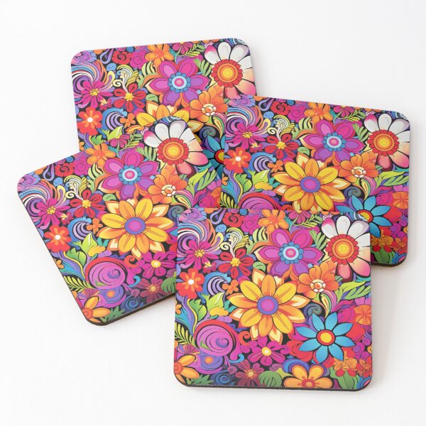 Item preview, Psychedelic Flowers  designed and sold by GrinGalore.
