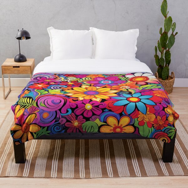 Item preview, Psychedelic Flowers  designed and sold by GrinGalore.