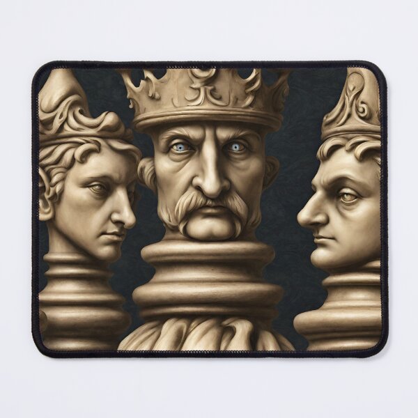 Item preview, Chess Pieces Abstract Art: Renaissance Inspired Abstract Chess Art for Chess Players and Chess Lovers designed and sold by haRexia.