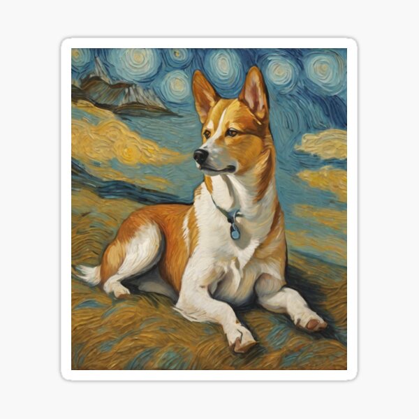 Item preview, "Norwegian Lundehund: The Puffin Dog Unveiled" designed and sold by Artisticanvas.