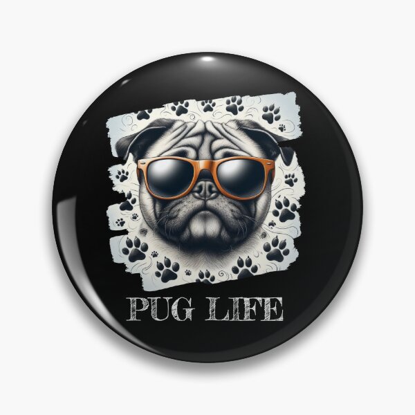 Item preview, Cool Pug designed and sold by HeadTurningArt.