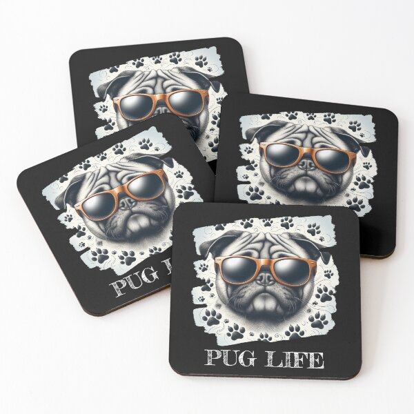 Item preview, Cool Pug designed and sold by HeadTurningArt.