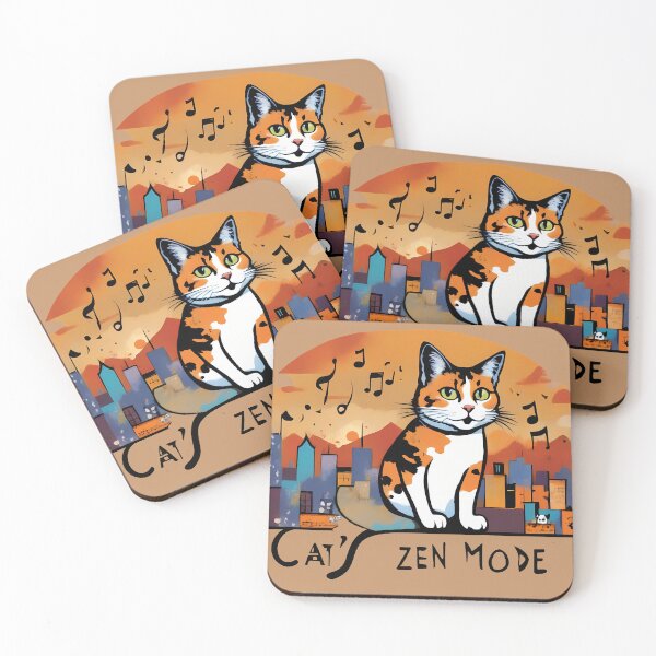 Item preview, Cat's Zen Mode designed and sold by @ndrys.
